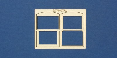 M 70-07Ac O gauge residential window with sash type 1 - arched header